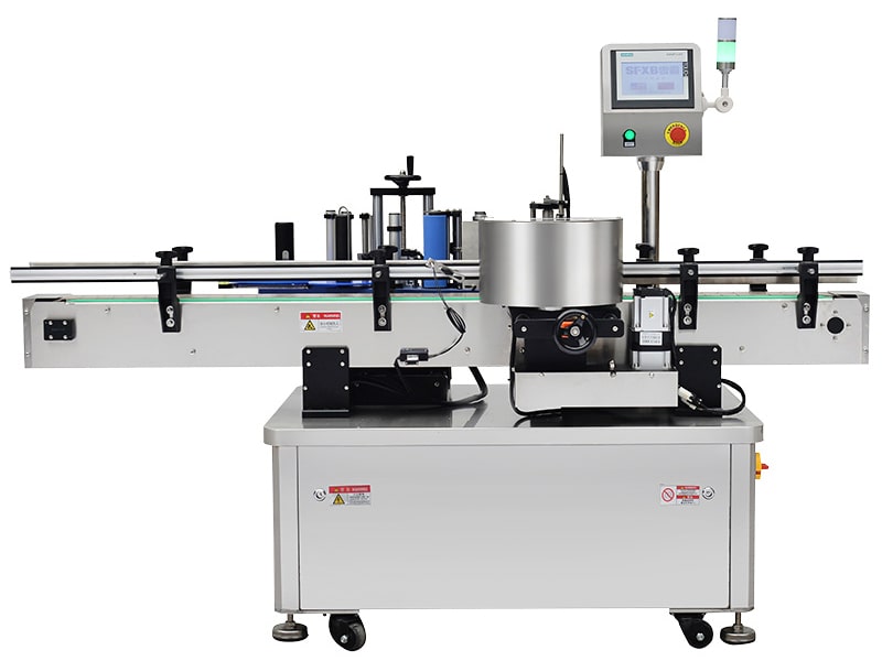 SF-3042 Automatic astrolabe fixed-point positioning round bottle labeling machine