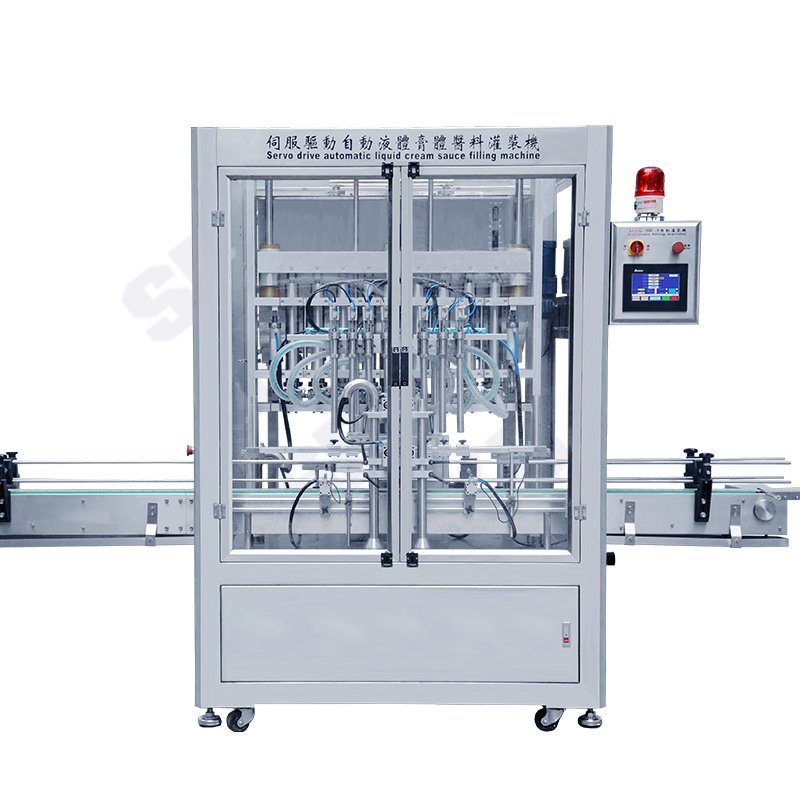 XBGG series automatic multi-head servo drive piston filling machine