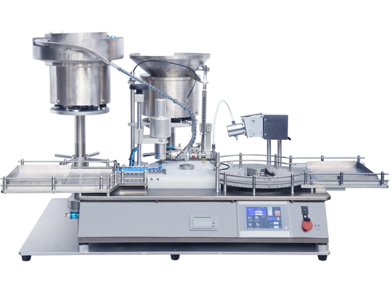Desktop vial filling production line