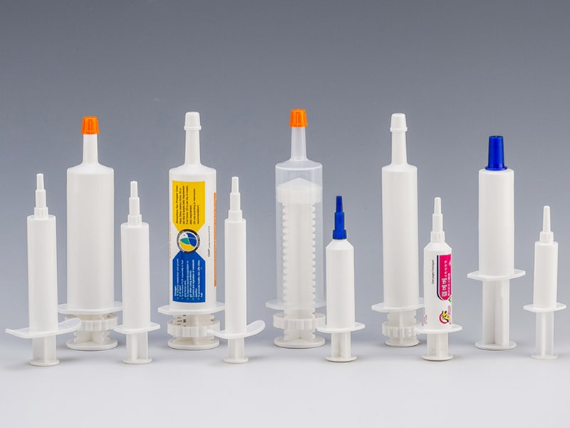 Plastic syringe samples