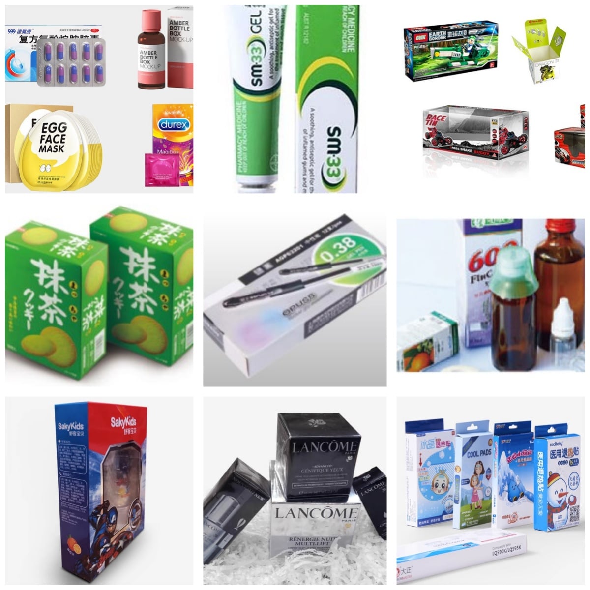 DG-130P-cartoning machine-carton sample