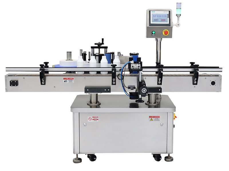 SF-3040 Máquina automática de posicionamiento y etiquetado de botellas redondas