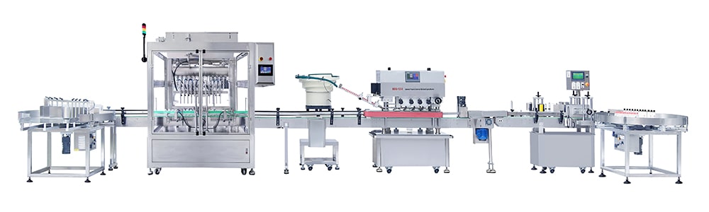 Machine de remplissage de liquide à écoulement automatique à tête XBZLS-8-12