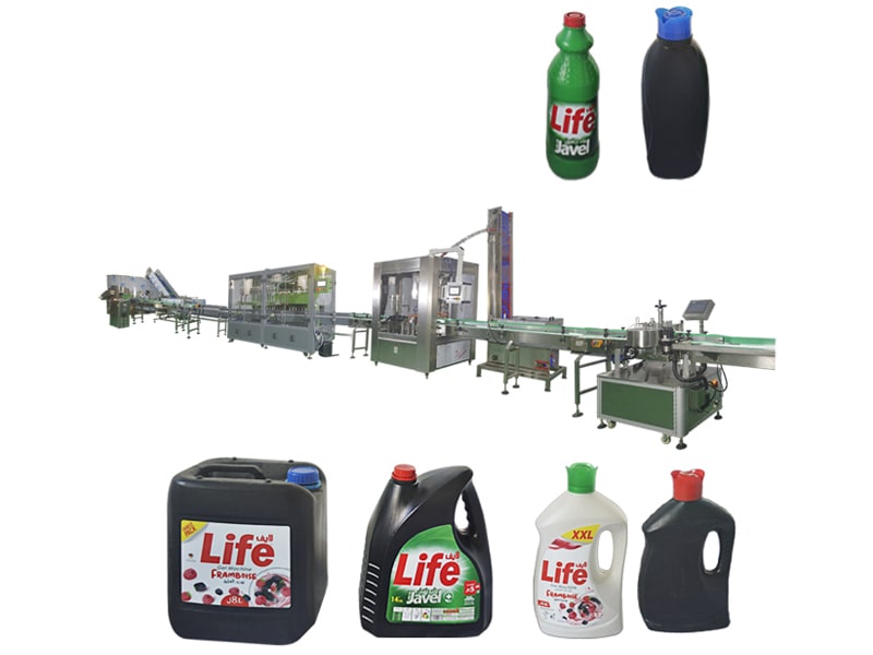 Remplissage d'eau de Javel révolutionnaire : ligne de production anticorrosion SFXB 6 000 bouteilles/heure Analyse de cas