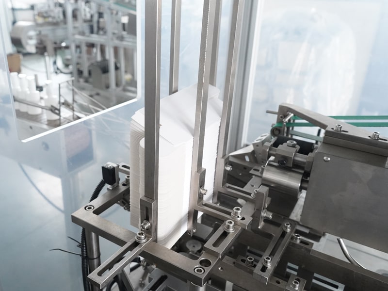 Encartonadora automática GDZ-120 - Almacenamiento en cajas de papel