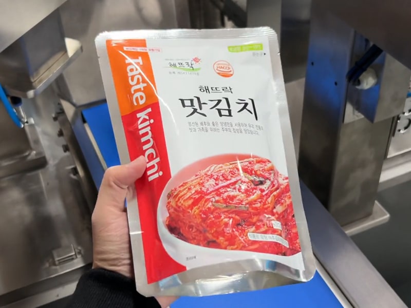 キムチ包装ソリューション - 既製パウチ充填技術