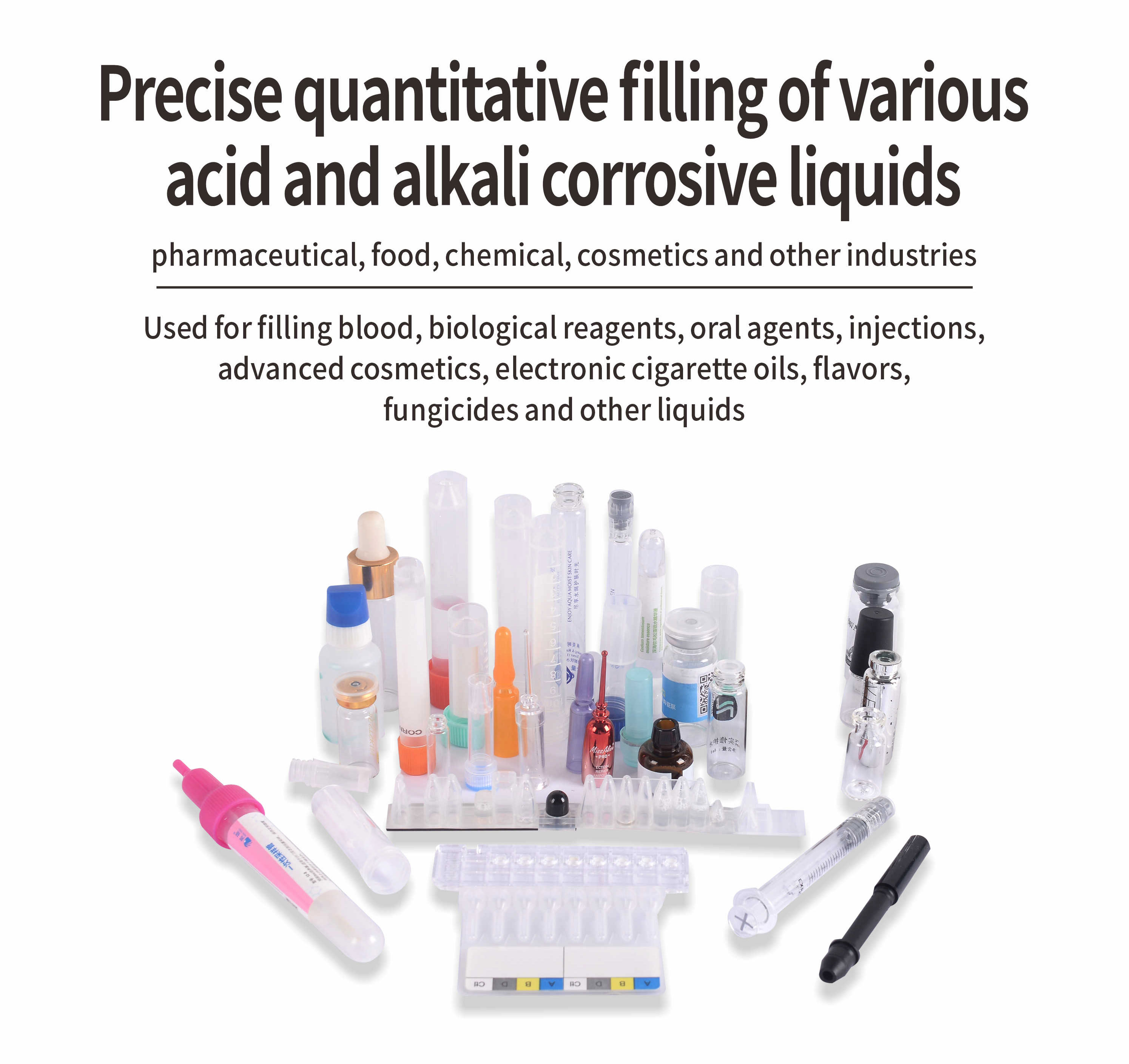 Desktop ceramic pump filling automatic capping machine